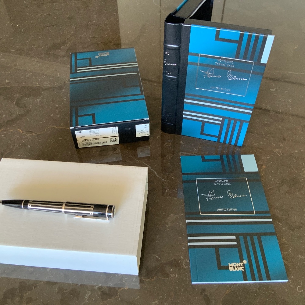 Mont Blanc Thomas Mann Writers Series Ballpoint Pen (New)